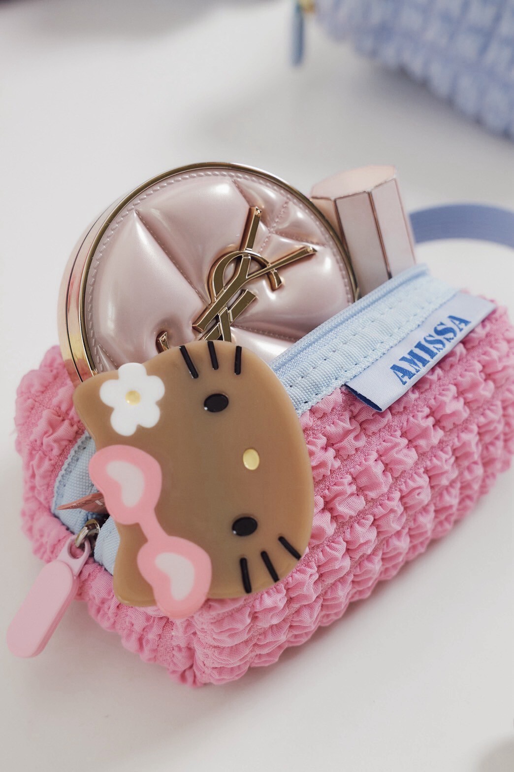 泡泡小提把收納袋_AMISSA（粉）