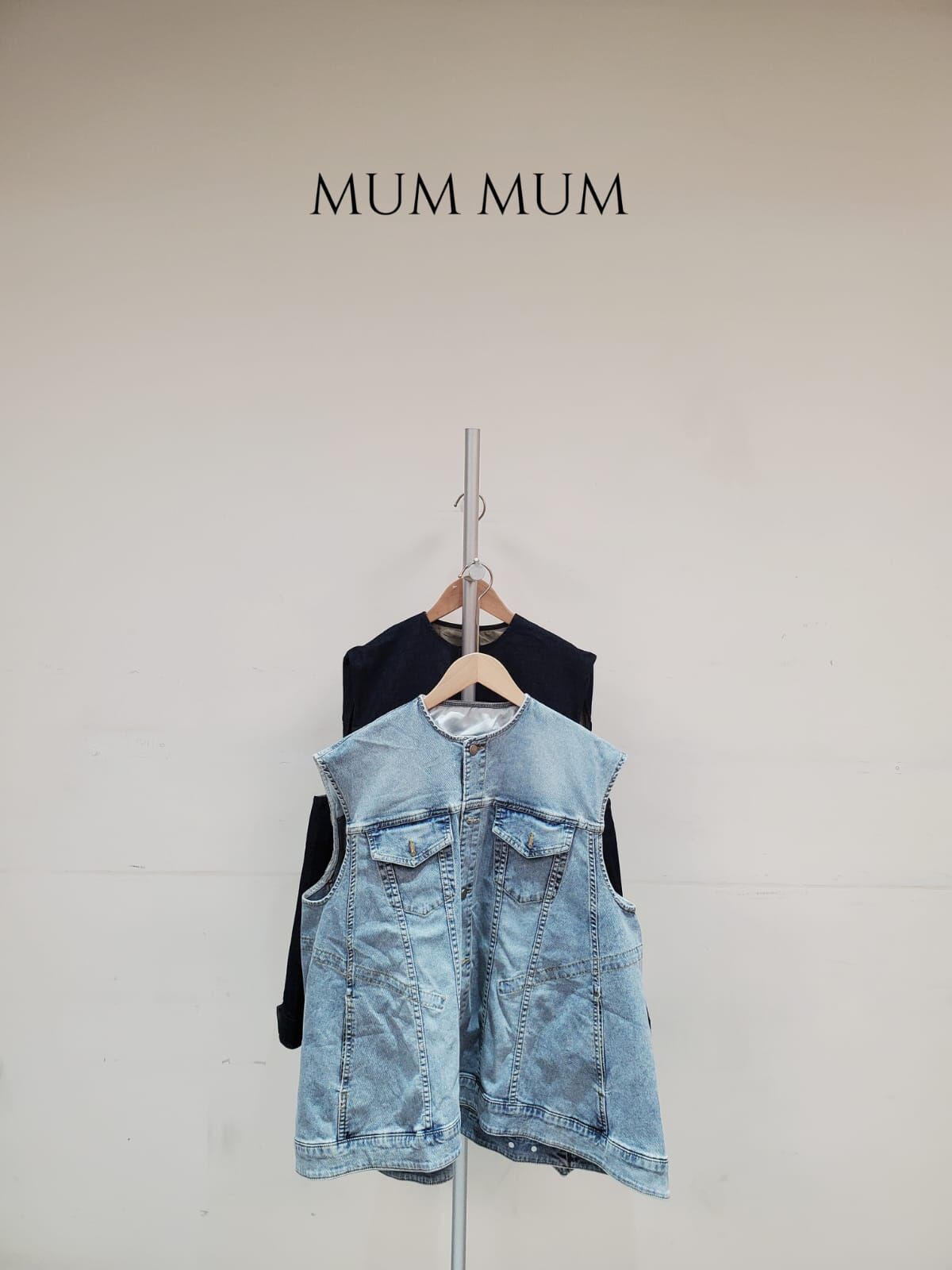 0212734a／牛仔不失氣質背心褸 52/68/28