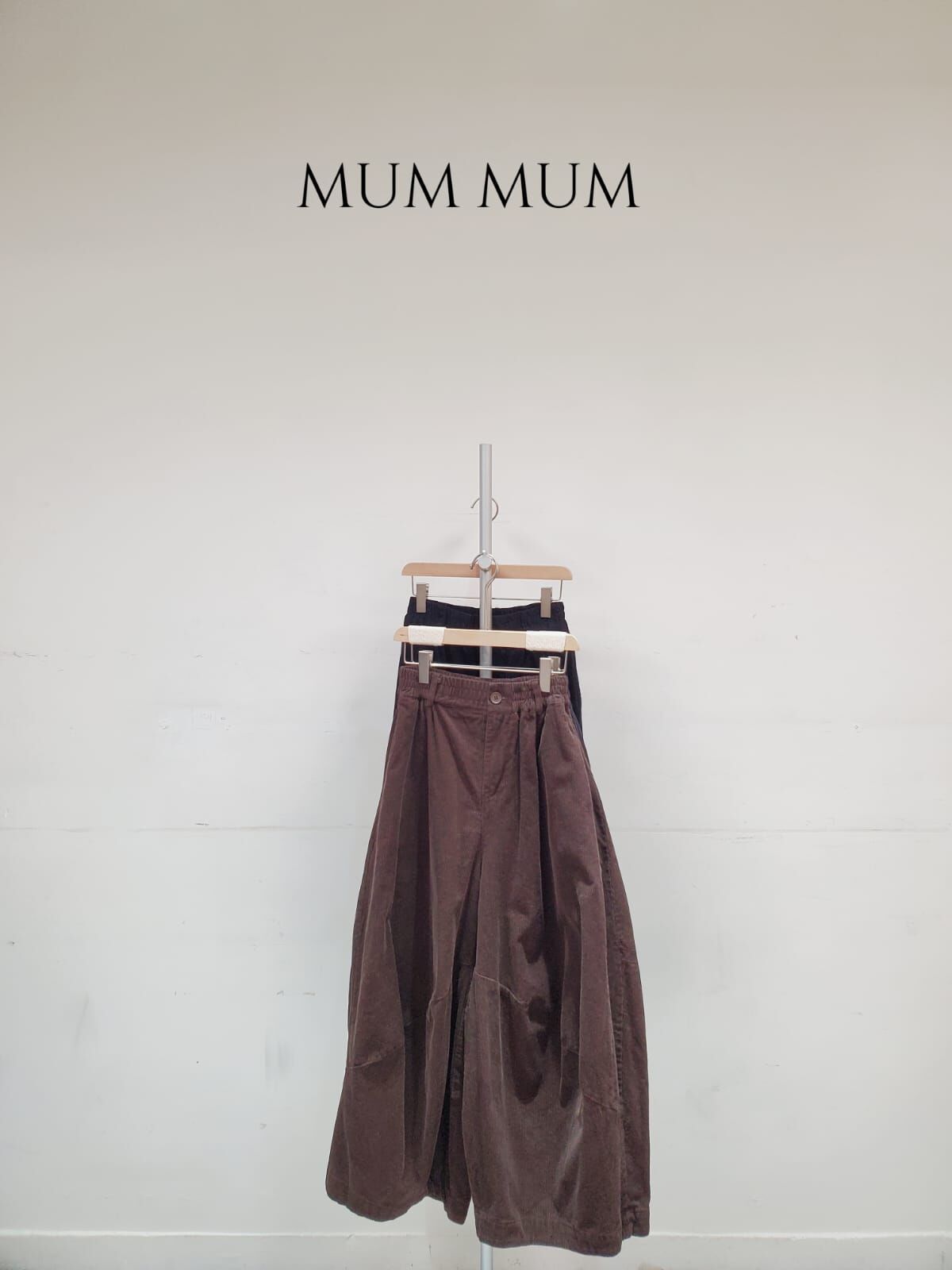 03580a／秋冬燈絨寬腳褲 28-42/48/37