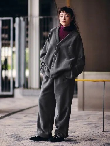 <快速出貨>Needles x Uniqlo 蝴蝶寬版刷毛開襟外套  三色