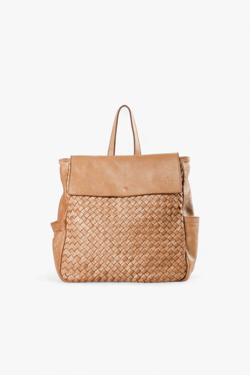 Florence 編織後背包 卡其