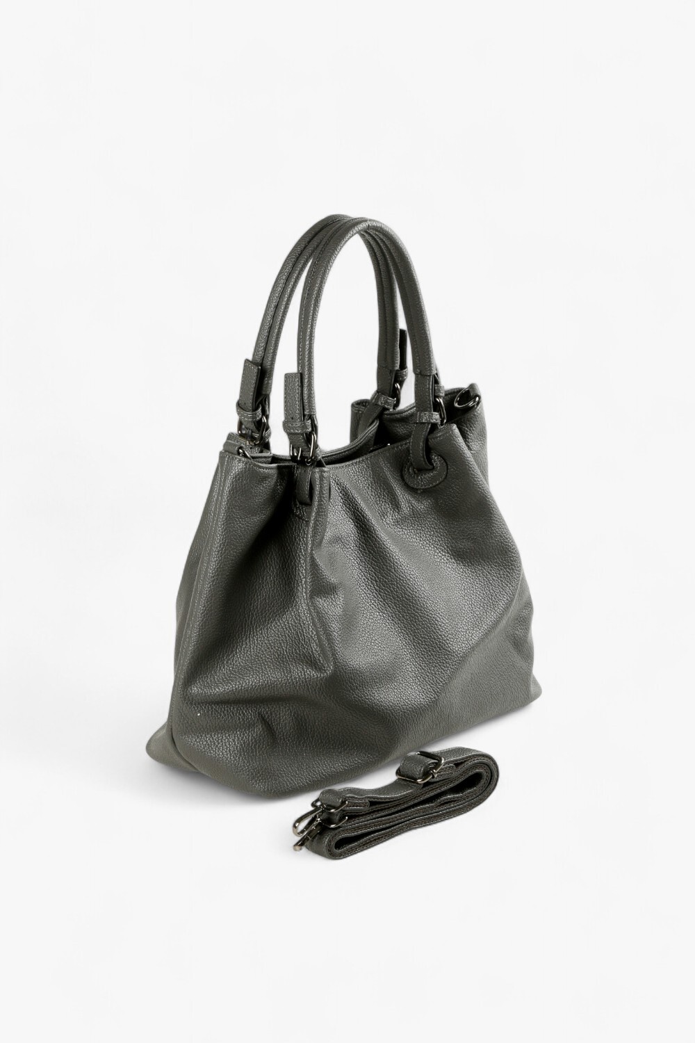 HEX 仿真皮大托特包 深灰