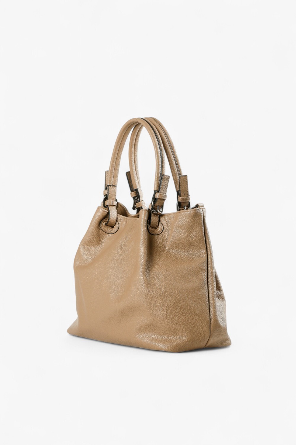 HEX 仿真皮大托特包 豆沙