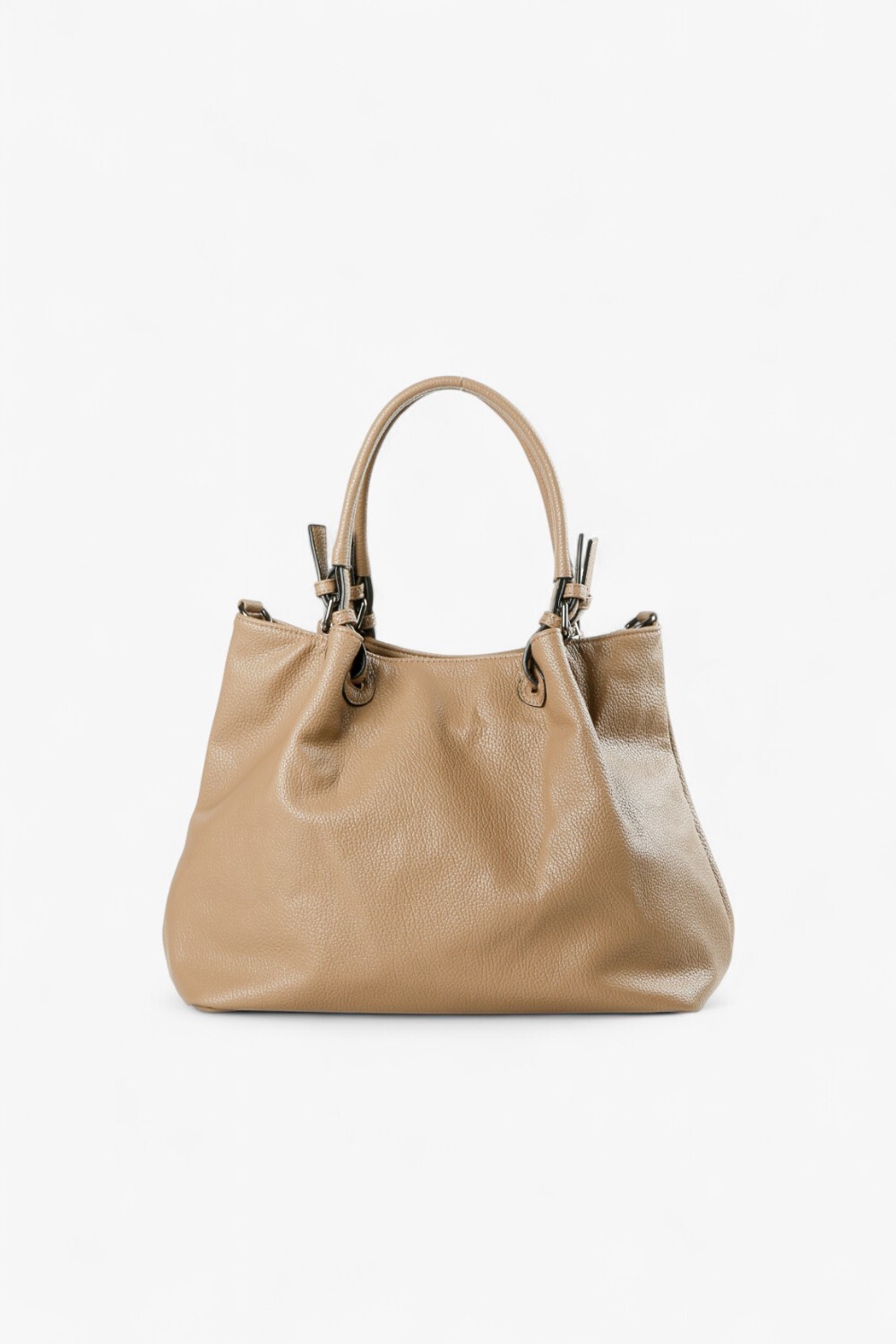 HEX 仿真皮大托特包 豆沙