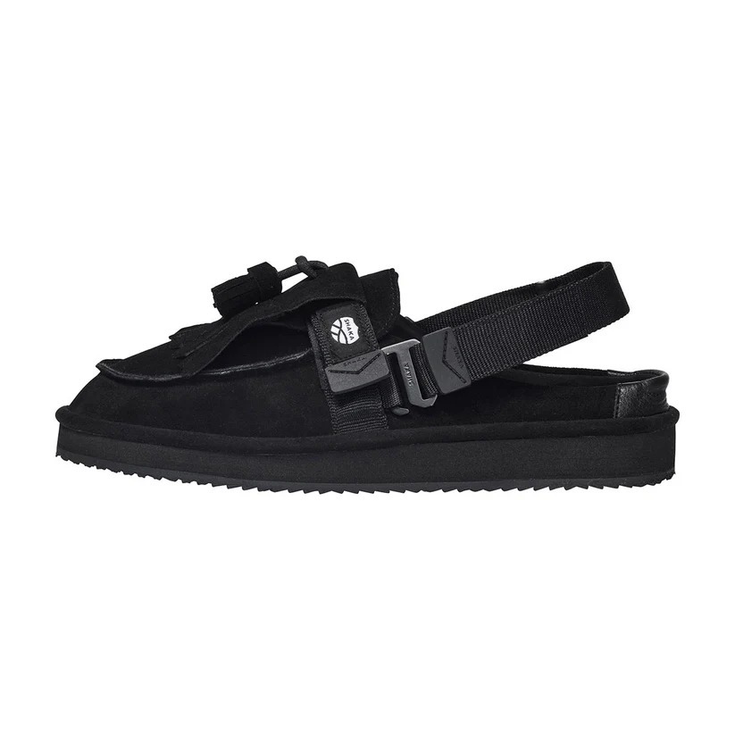 現貨| Shaka Mock Mule Tassel Suede BLACK