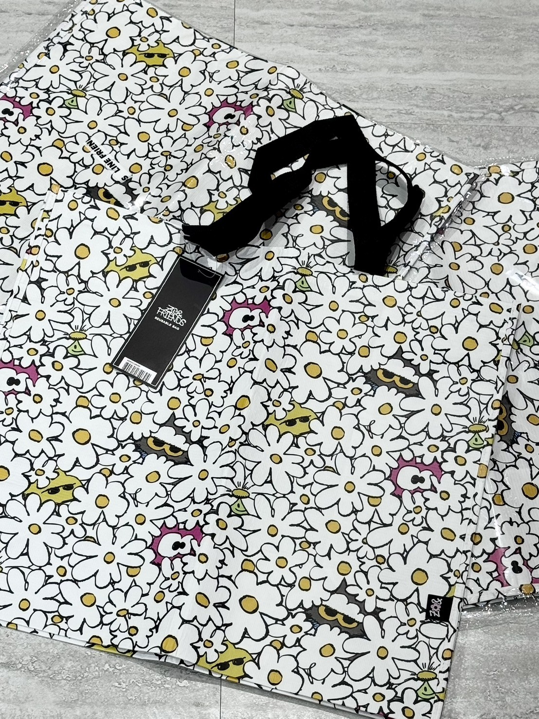 現貨 GD愛貓 ZOA 貓咪滿版小花 托特袋 環保袋「ZO&FRIENDS」