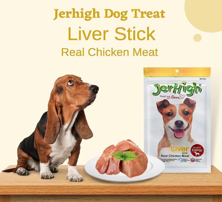 泰國Jerhigh雞肝條70g犬食