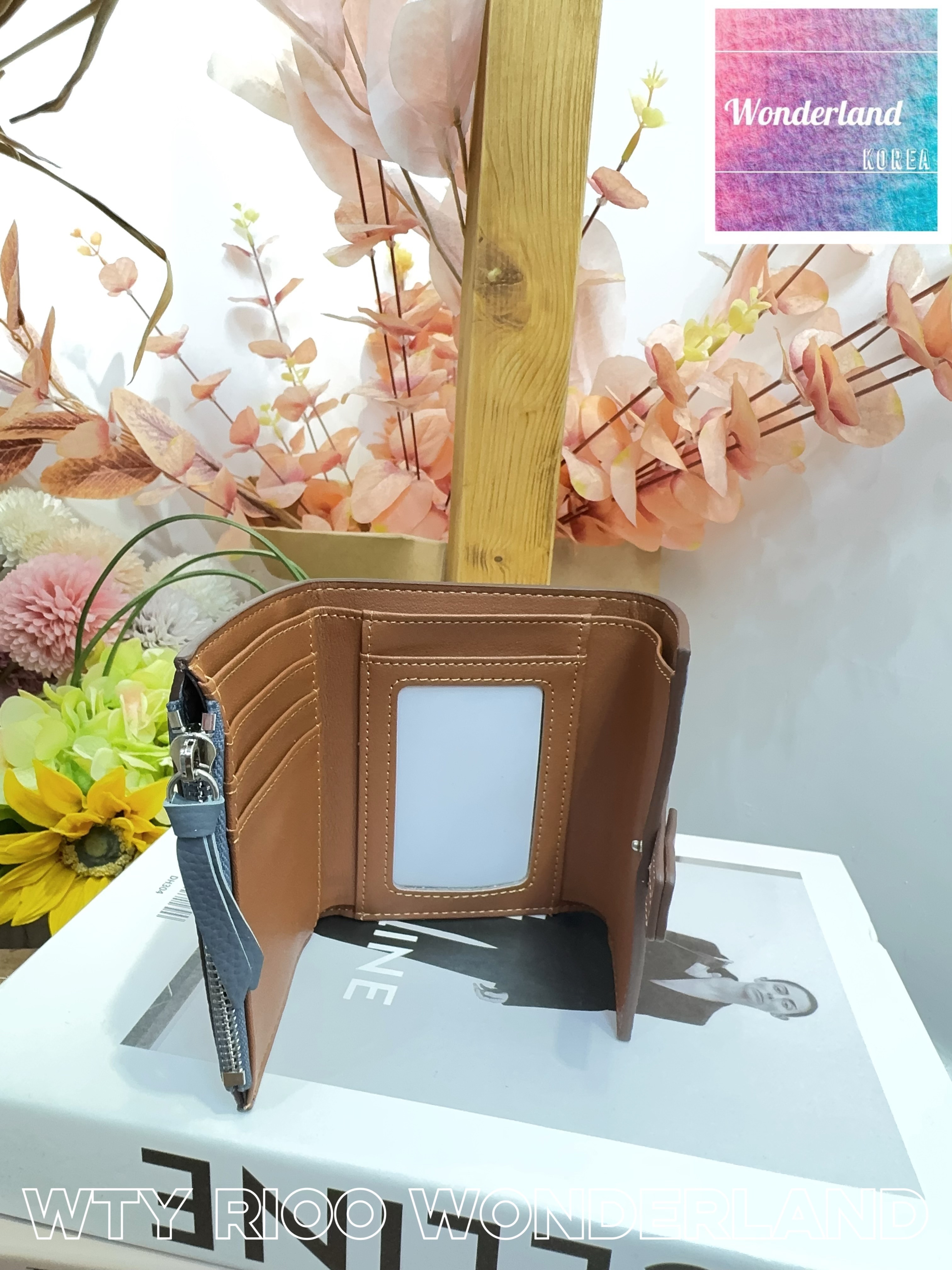 B15 W100315拼色小銀包