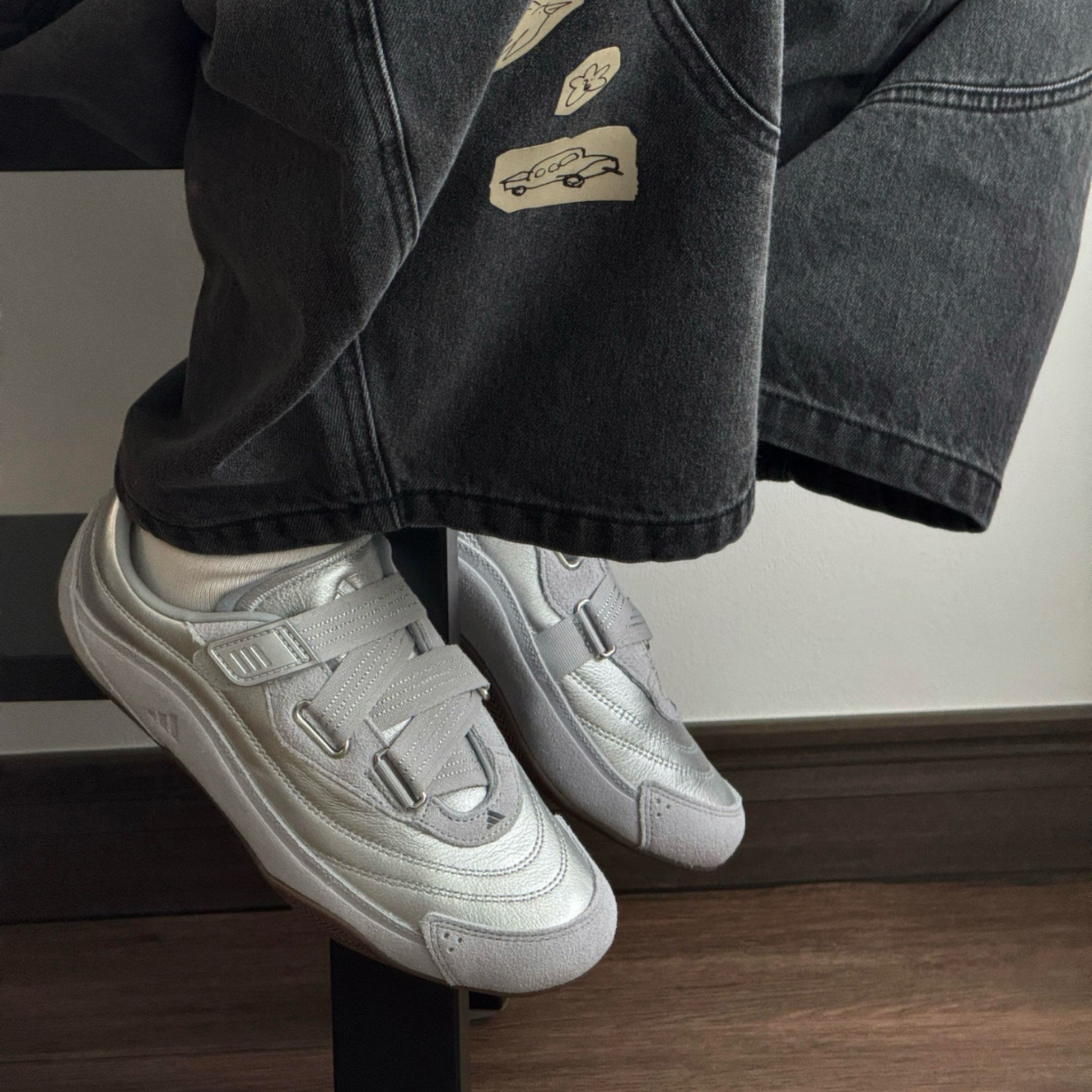 NICEDAY 代購 Adidas FOS Urban 銀 金屬銀 液態銀 復古 銀灰 灰銀 女鞋 JQ9392