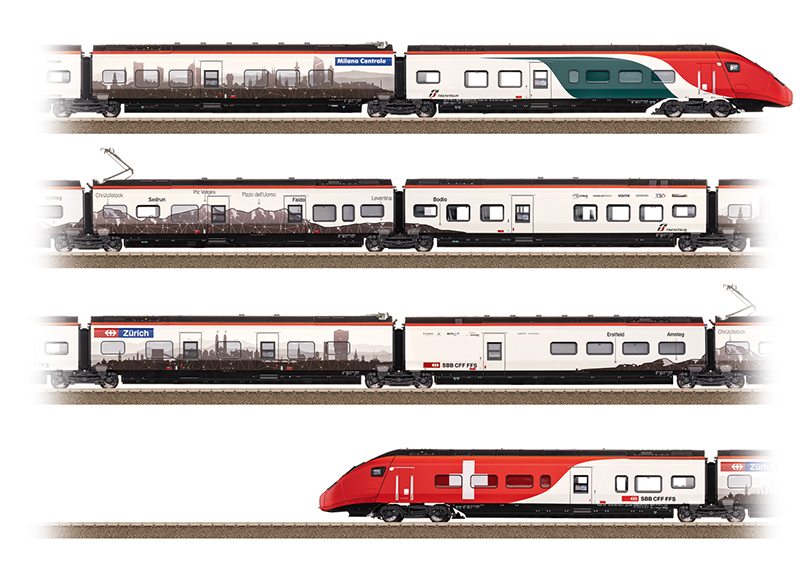 Trix 25811 HO規 SBB RABe 501 級 Giruno 數位音效高速鐵路列車