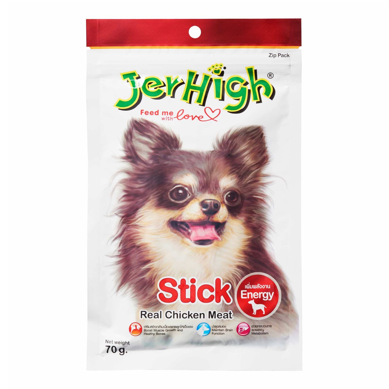 泰國Jerhigh雞肉條70g犬食