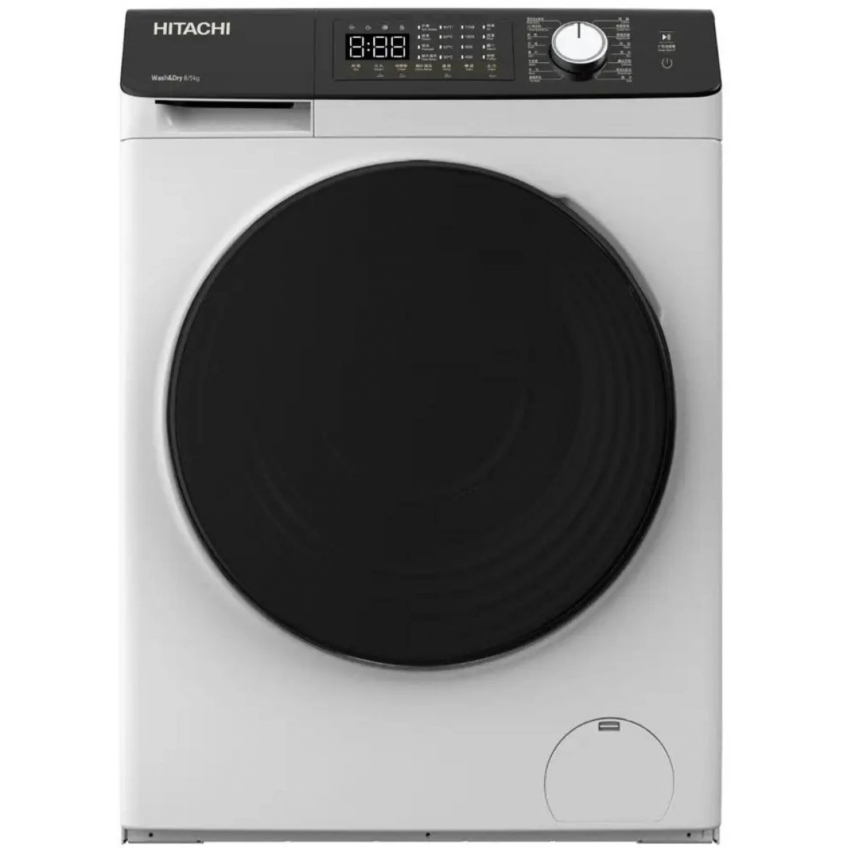 日立 Hitachi   BD-D802HVOW‧8/5kg/1200轉‧變頻蒸氣2合1‧前置式洗衣乾衣機-香港行貨-原廠2年全機及10年摩打保養‧