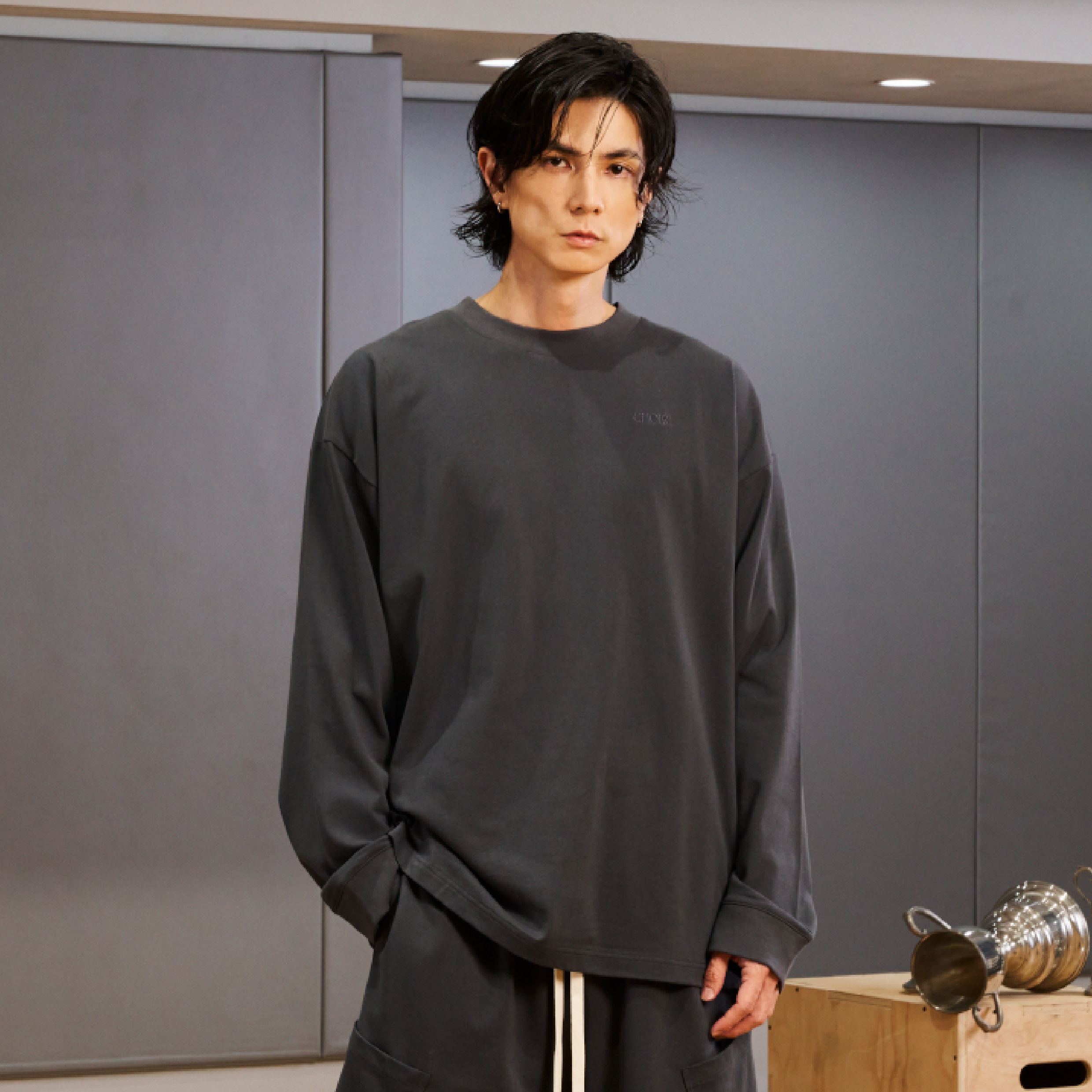 CHOIR Neutrals Wide Long Tee [WLT01]