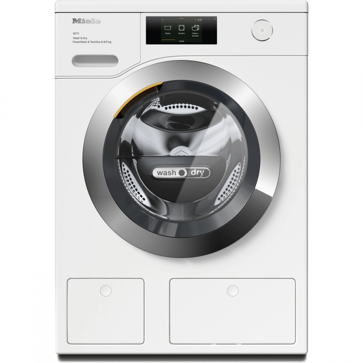 米勒 Miele    WTR861WPM‧8/5公斤/1600轉‧WT1雙智能蒸氣變頻2合1‧前置式洗衣乾衣機‧德國製造-香港行貨-原廠1年全機及10年摩打保養‧