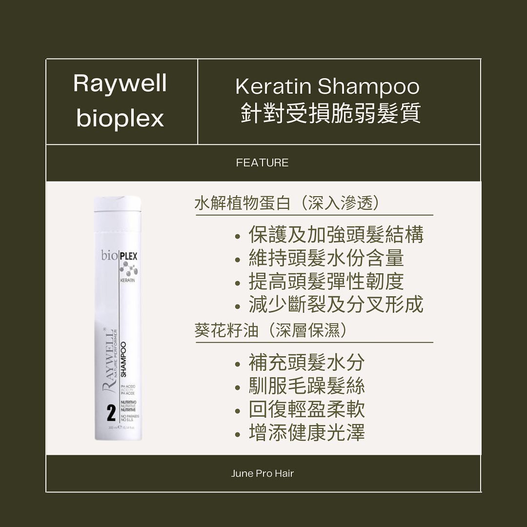 Raywell Bio Plex Keratin Shampoo 300ml