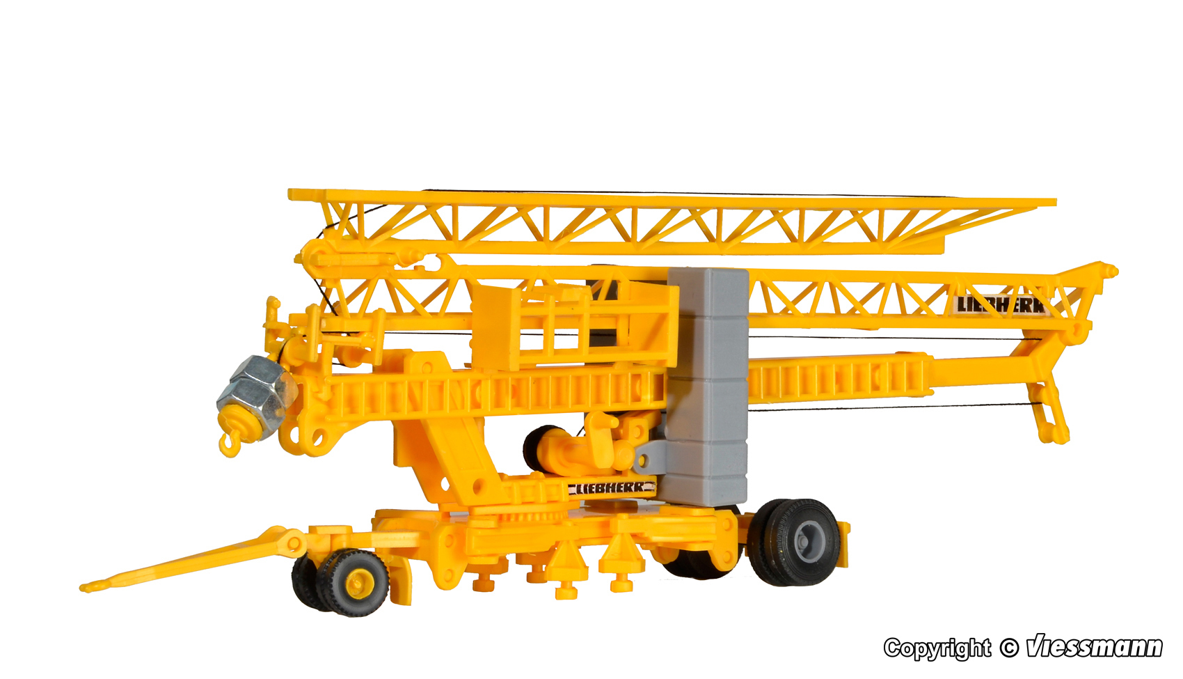 Kibri 10390 HO規 LIEBHERR SK 20 快裝起重機（附拖車）套件