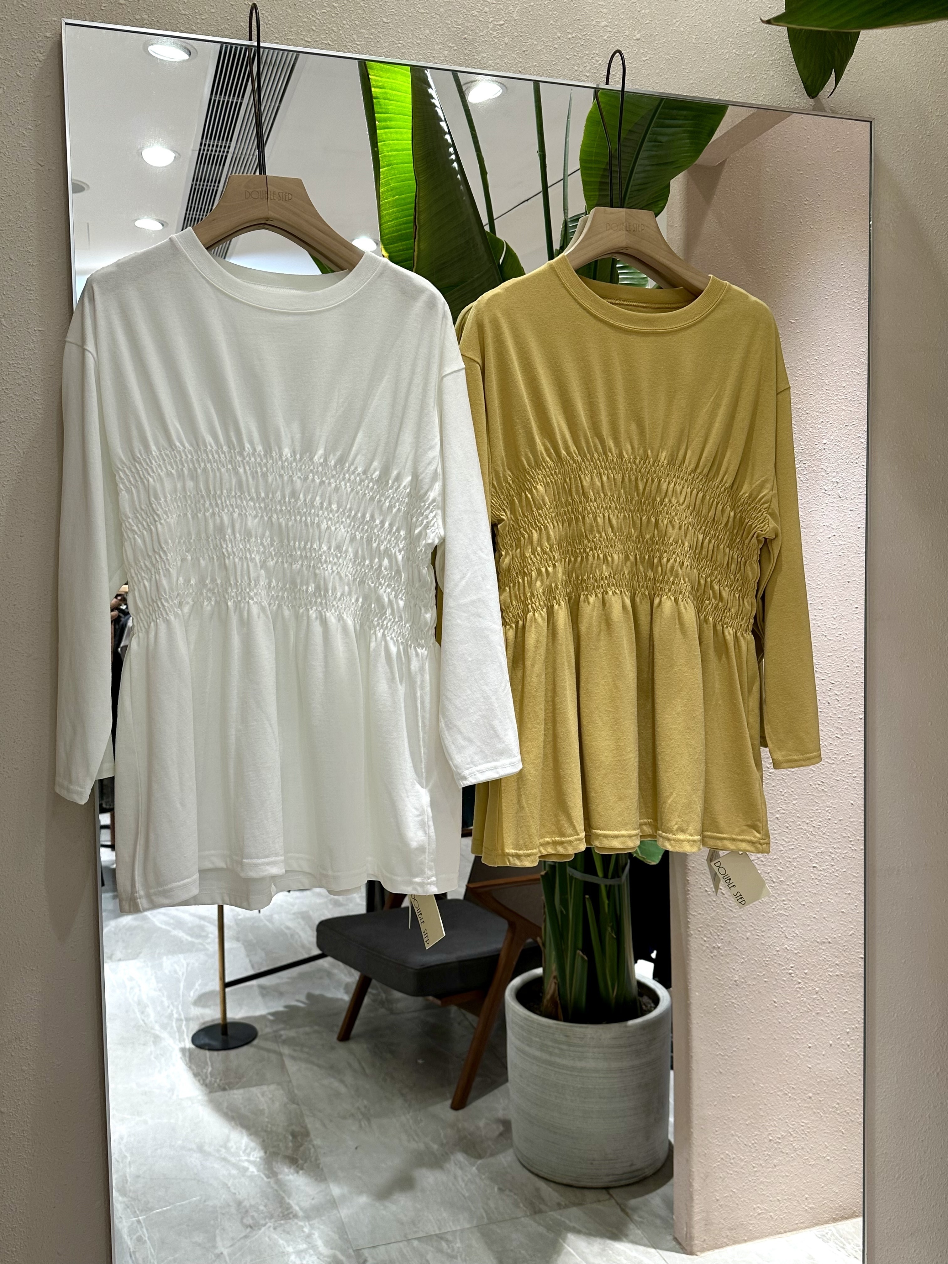 橡筋胸線棉上衣 - BL44391