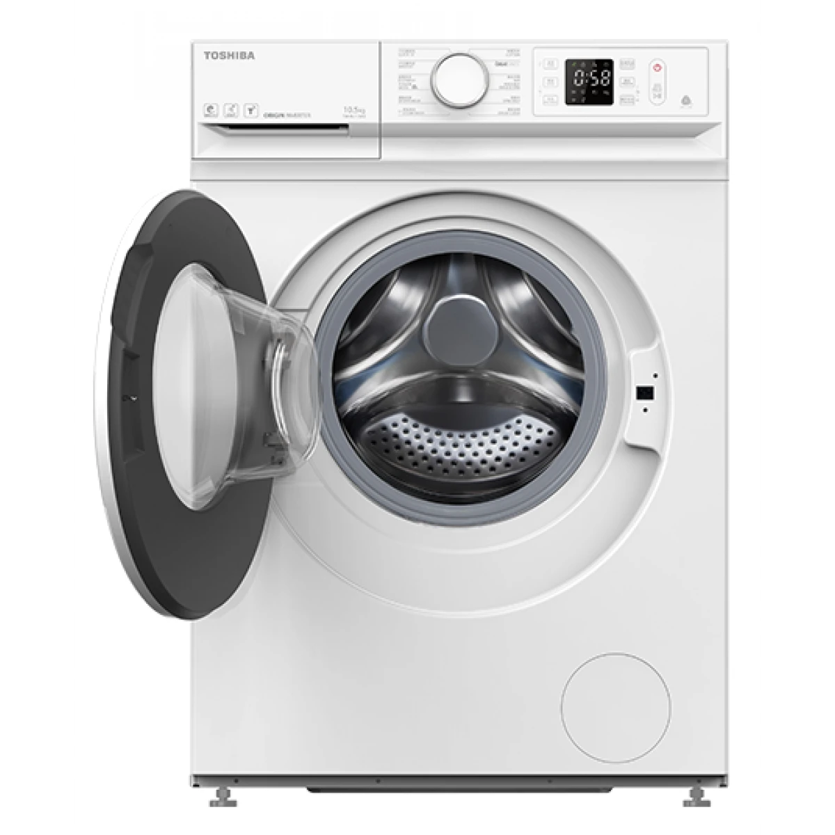 東芝 Toshiba  TW-BL115A2H(WW)‧10.5公斤/1200轉‧智能變頻蒸氣‧前置式洗衣機-香港行貨-原廠2年全機及10年摩打保養‧