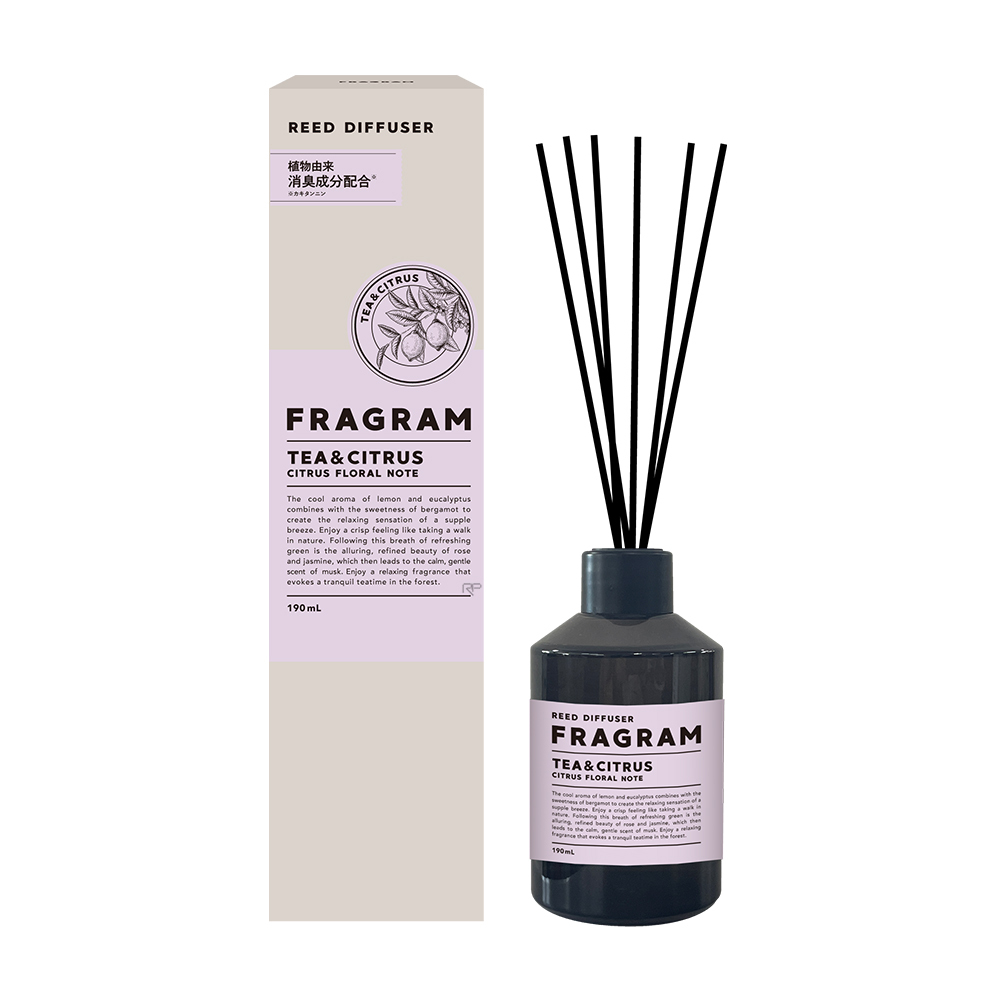 FRAGRAM慕浴-紫溢茶香 愜意時光擴香瓶190ml