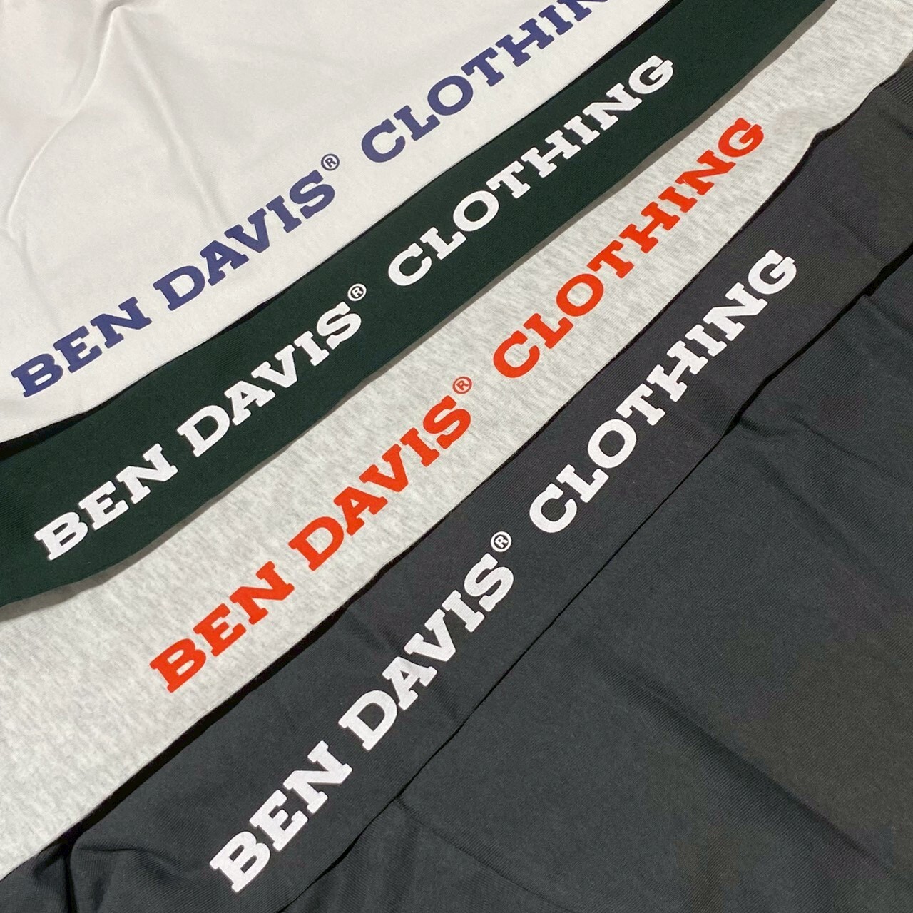 Ben Davis 猩猩噴漆圓形標誌薄長T C-25780031