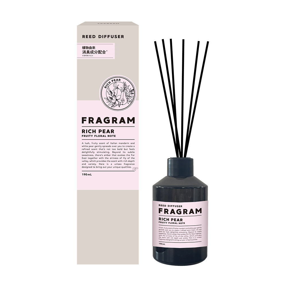 FRAGRAM慕浴-粉嫩香梨 愜意時光擴香瓶190ml