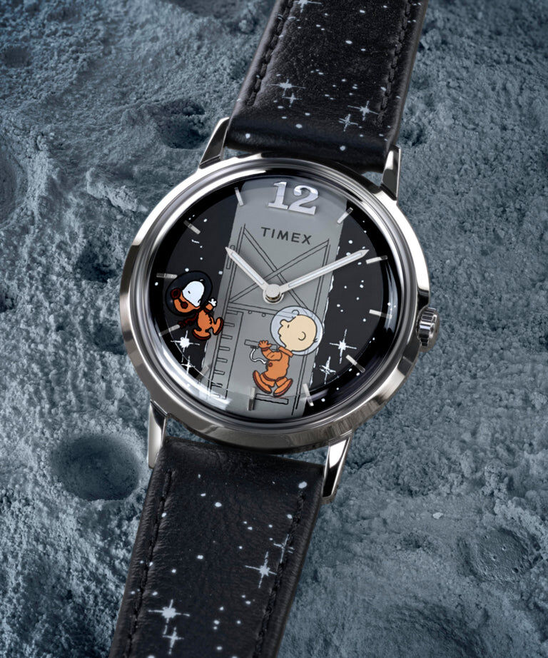 Timex x Peanuts® Marlin® Hand-Wound Space 34mm TW2W89700
