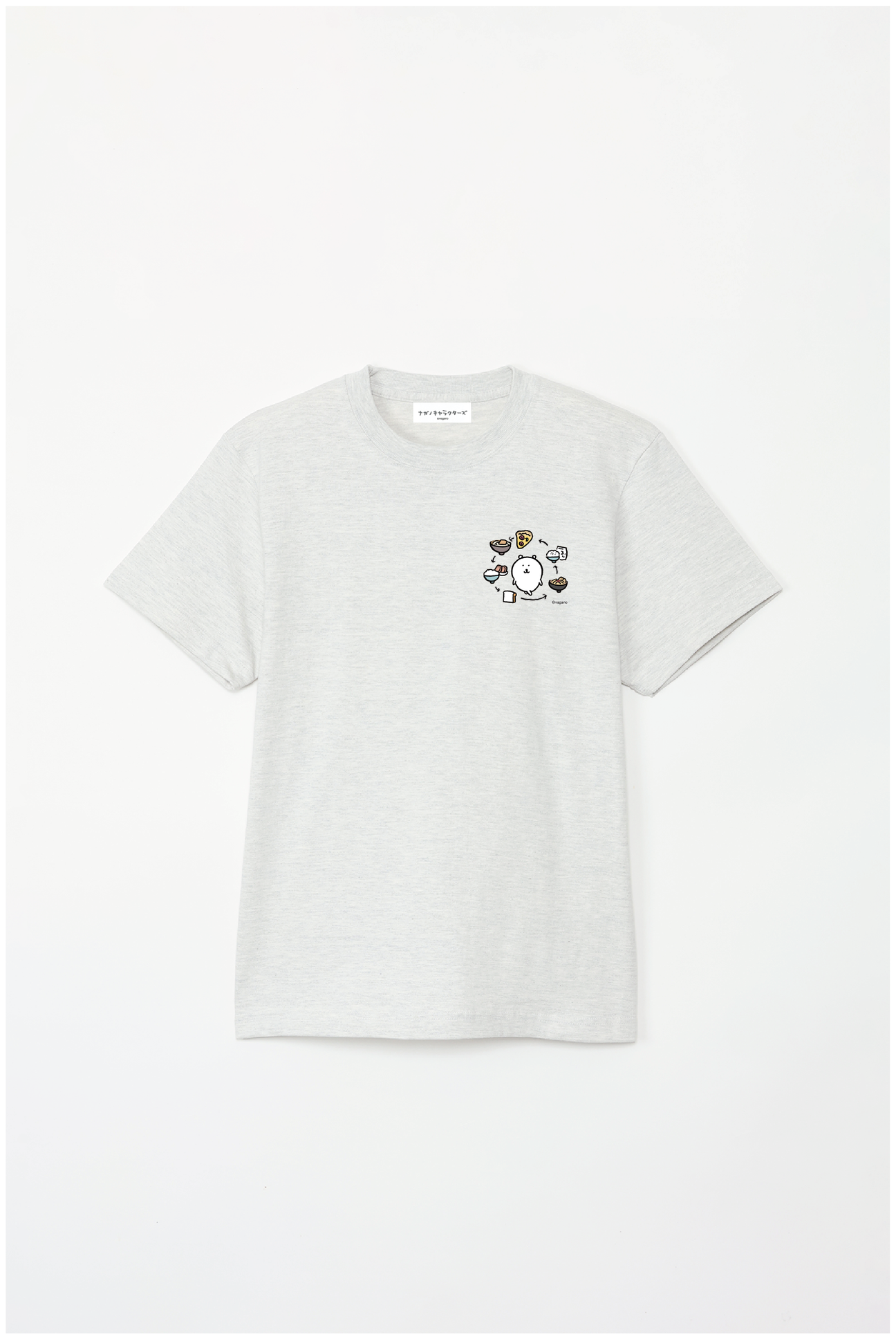 預訂｜白熊 ODM 5.6oz純棉短袖T恤 LOOP 左胸圖案