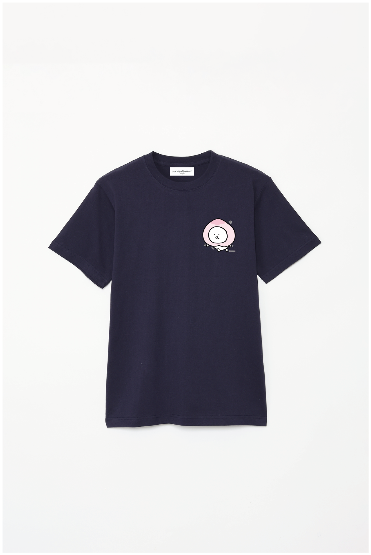 預訂｜白熊 ODM 5.6oz純棉短袖T恤 桃 左胸圖案