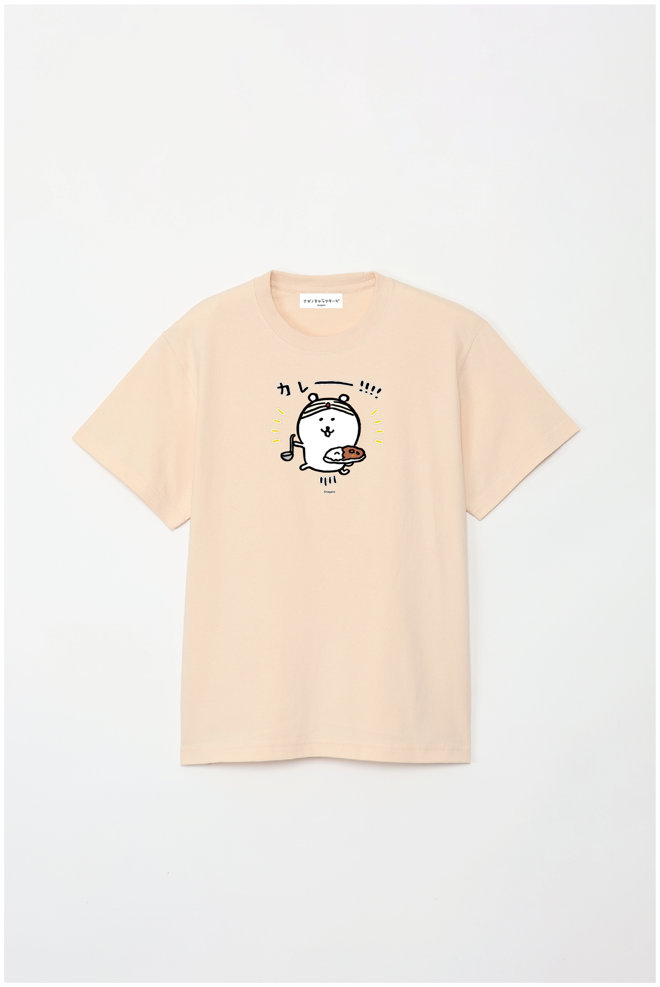 預訂｜白熊 ODM 5.6oz純棉短袖T恤 咖喱 中央圖案