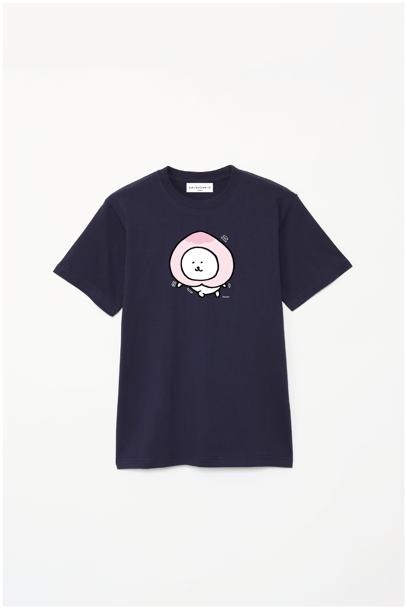 預訂｜白熊 ODM 5.6oz純棉短袖T恤 桃 中央圖案