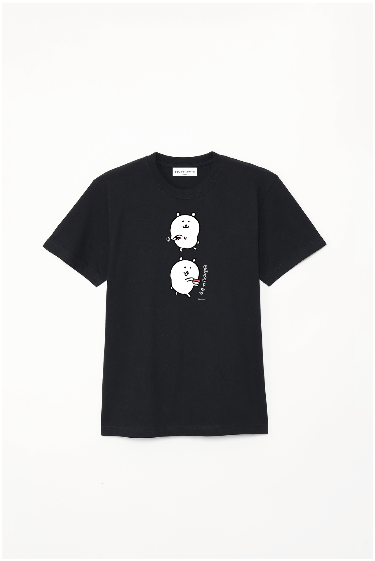 預訂｜白熊 ODM 5.6oz純棉短袖T恤 壽司 中央圖案