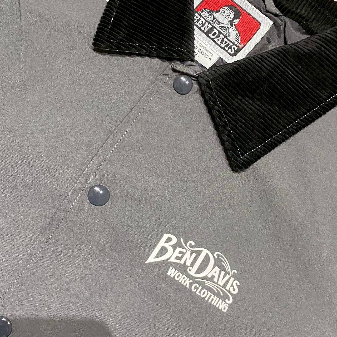 Ben davis 立領夾克字母印花教練外套 T-25780001