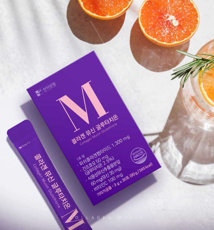 Collagen Mucin Glutathione ｜意大利低分子膠原蛋白 + 穀胱甘肽 + Mucin ｜30日份量