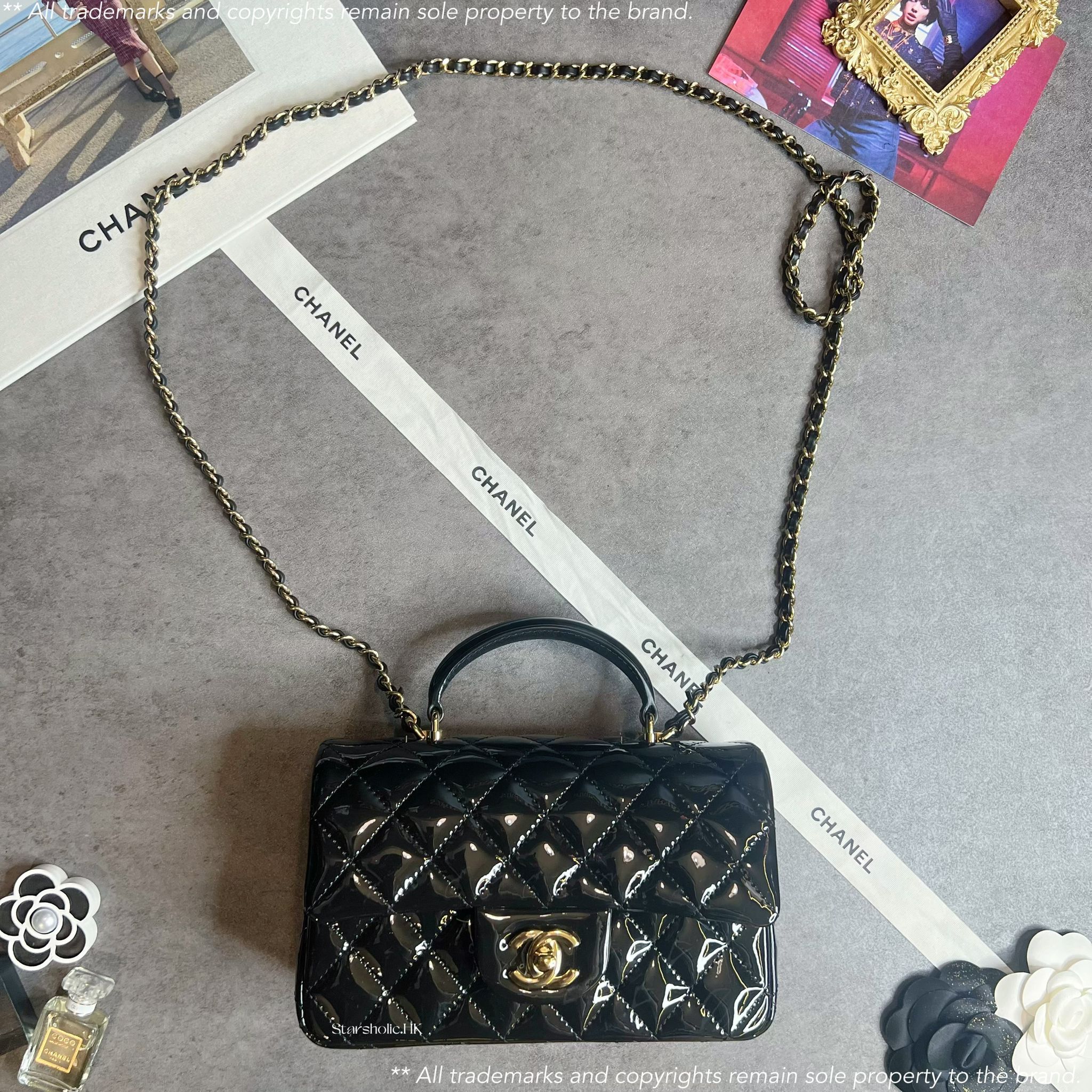 「SOLD」CHANEL Classic Flap 20cm With Handle