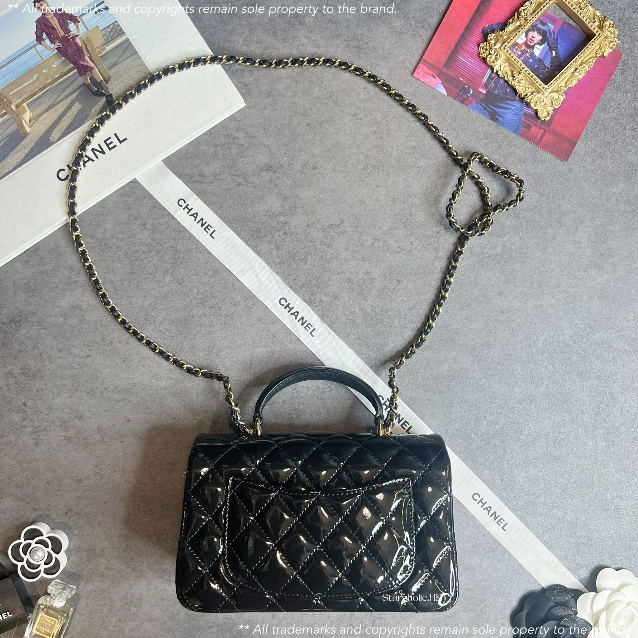 「SOLD」CHANEL Classic Flap 20cm With Handle