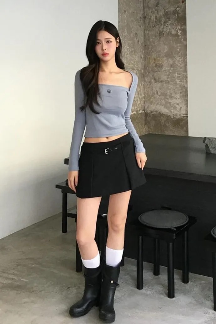 🇰🇷Muahmuah 刺繡上衣