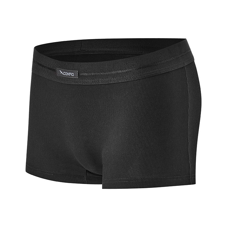 羅紋款平貼平口褲-黑｜CONFIO康飛歐