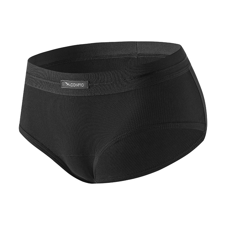 羅紋款平貼三角褲-黑｜CONFIO康飛歐