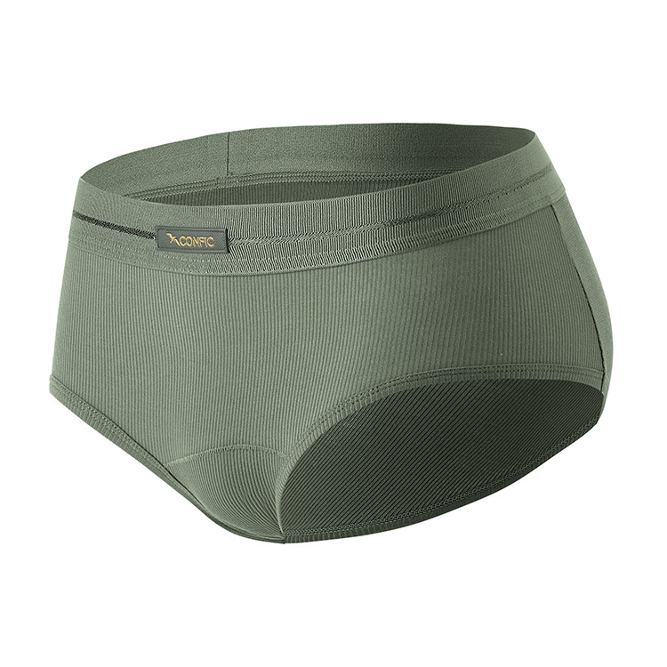 羅紋款平貼三角褲-綠｜CONFIO康飛歐