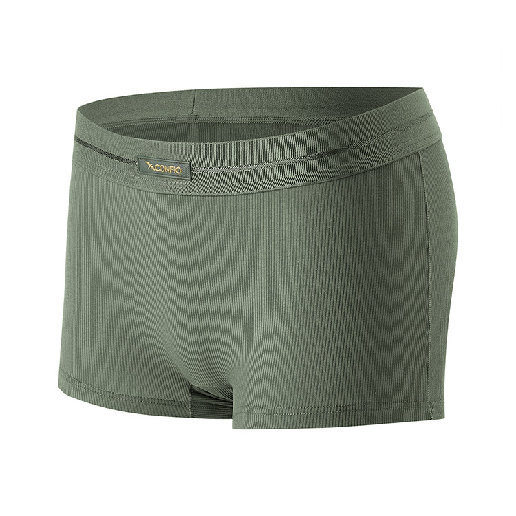 羅紋款平貼平口褲-綠｜CONFIO康飛歐
