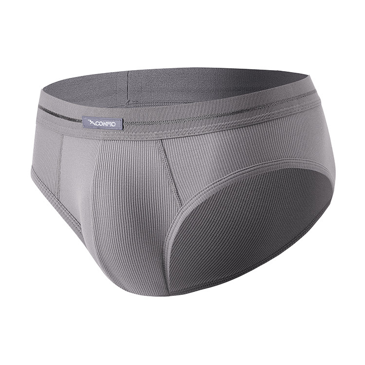 羅紋款立體三角褲-灰｜CONFIO康飛歐