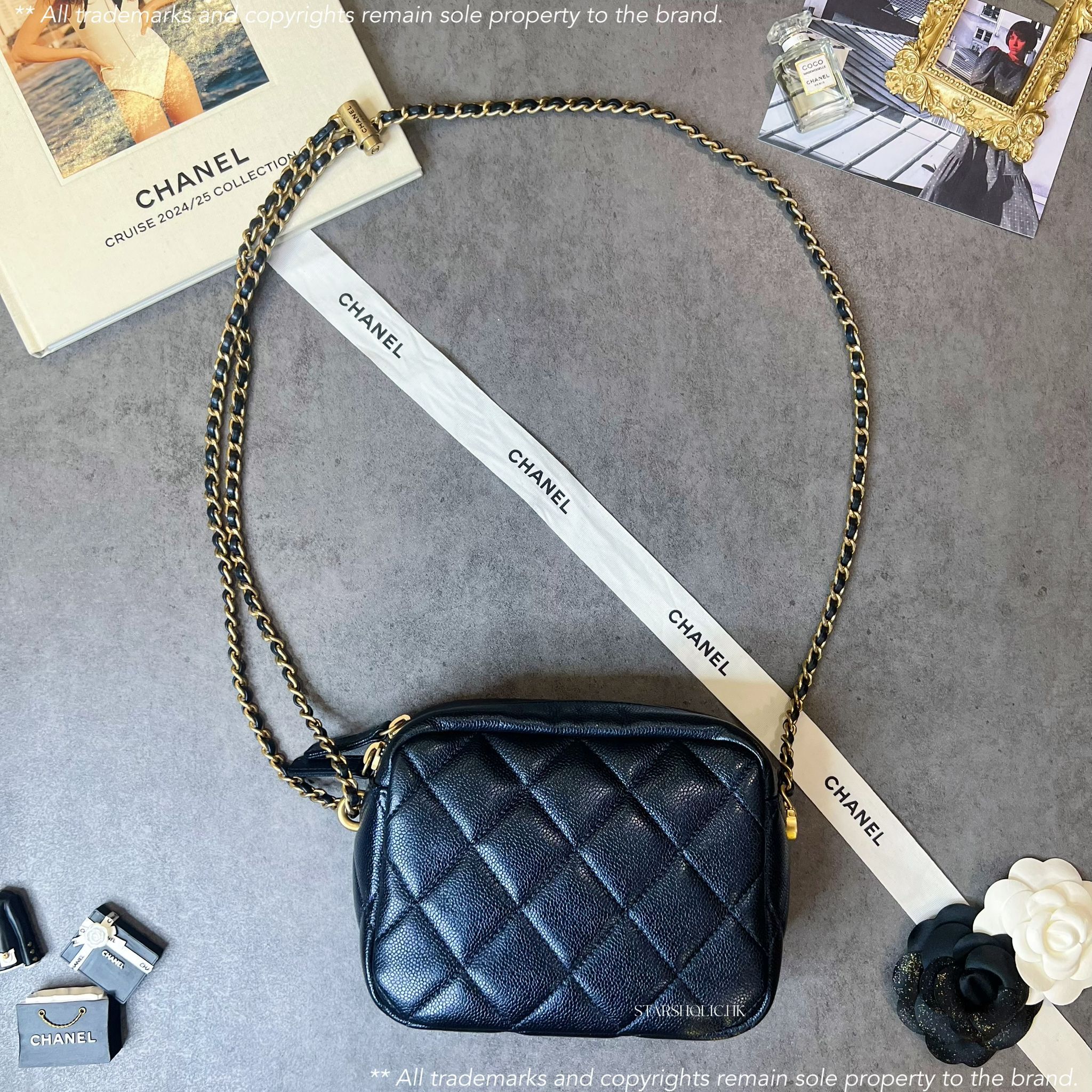 CHANEL 風衣扣相機包