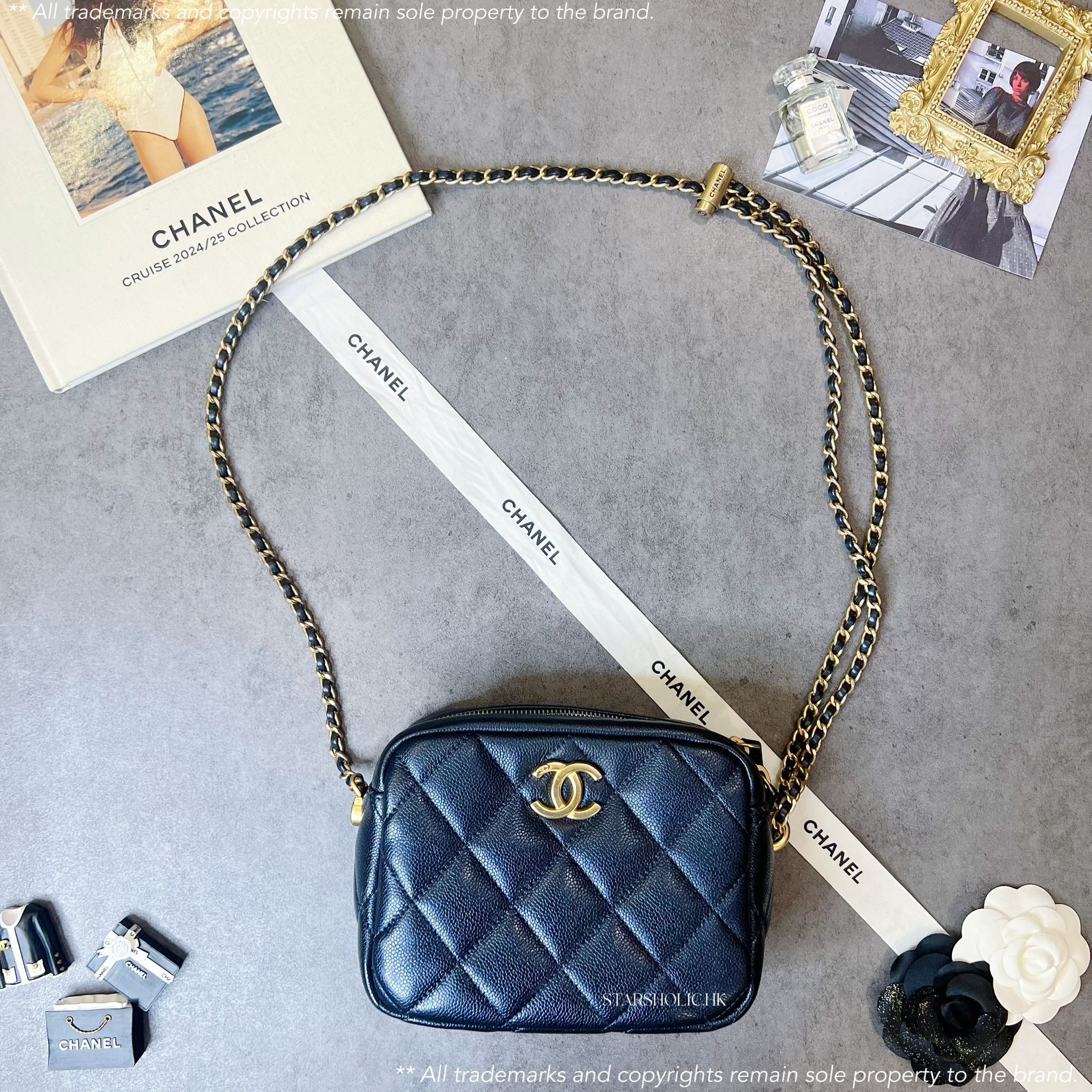 CHANEL 風衣扣相機包