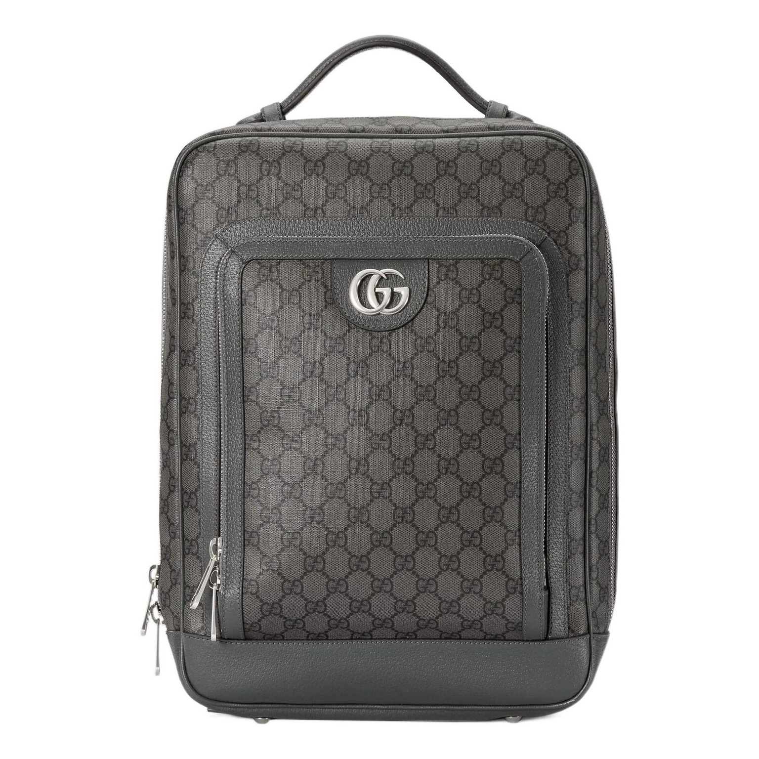 [E] GUCCI GREY/BLACK OPHIDIA MEDIUM BACKPACK, 745718FACCQ-1241 (EGC62)