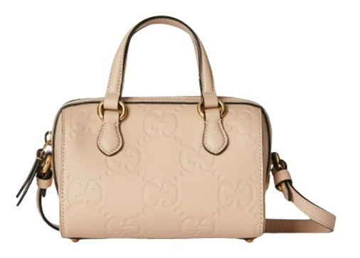 [E] GUCCI BEIGE MINI BOSTON BAG, 790130AAC1Q-5701 (EGC47)