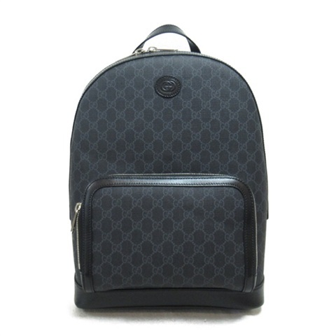 [E] GUCCI BLACK BACKPACK, 704017HUH9C-1000 (EGC60)