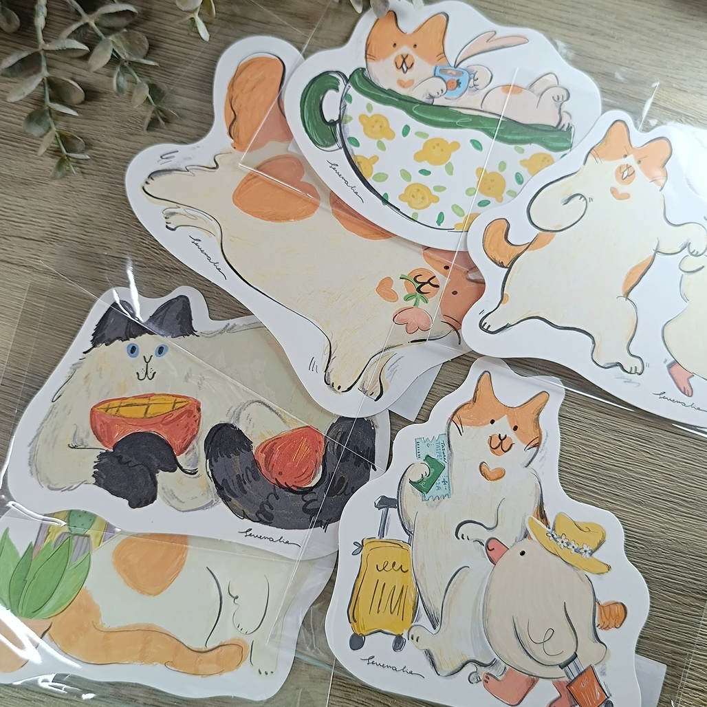 里恩太太．造型插畫明信片 共六款