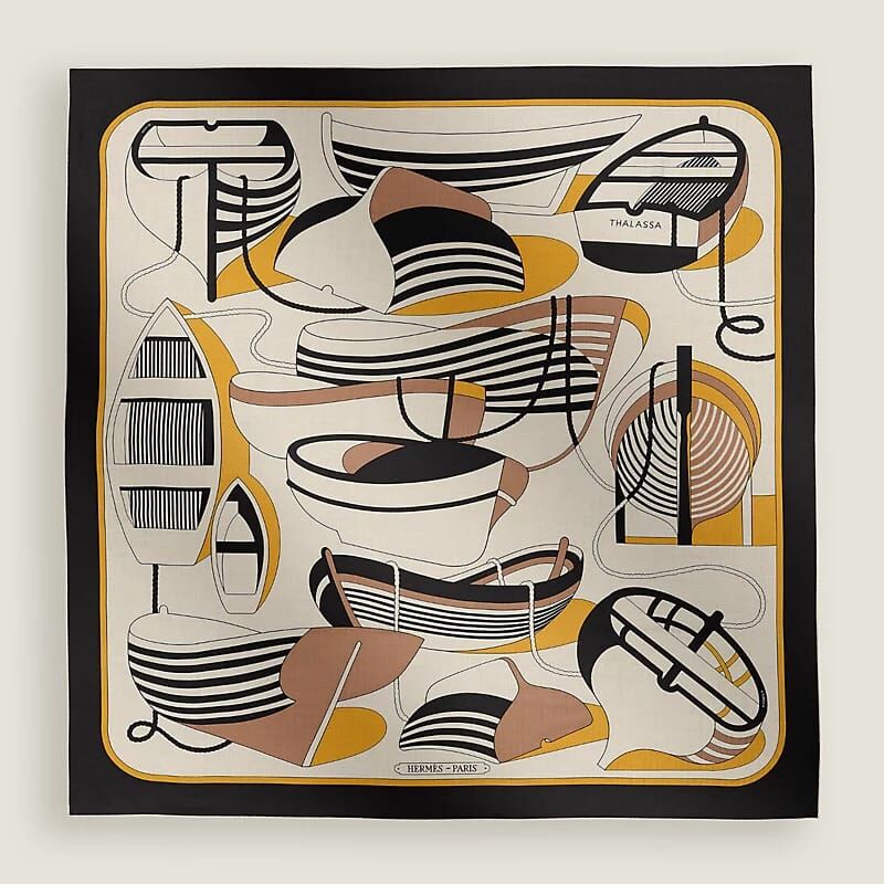 Hermès cashmere scarf 140