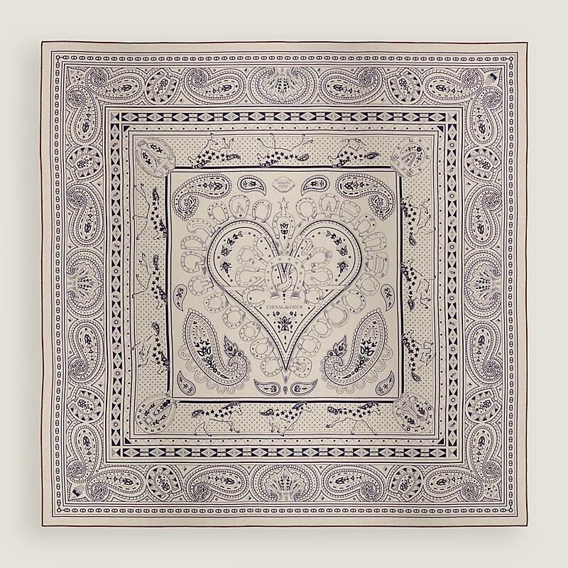 Hermès cashmere scarf 140