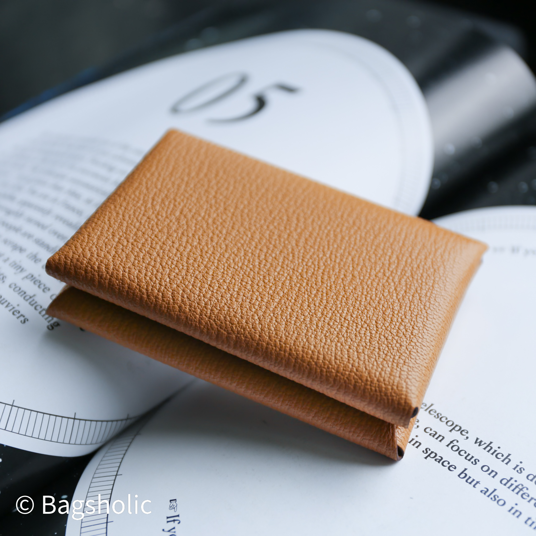 Hermes Calvi CardHolder Duo (Carmel Color)